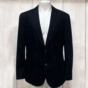 Kroon Sting Wash Blazer Jacket Sport Coat 42R Black 2 Button Single Breasted